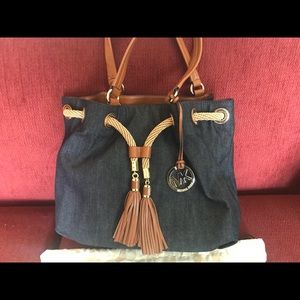 SOLD‼️ Michael Kors denim bag